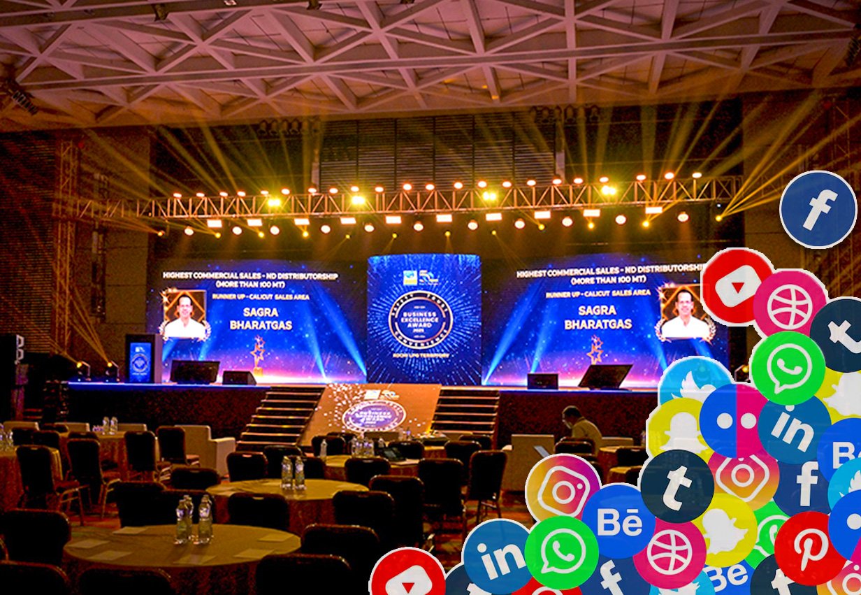 How can we use social media for the success of an event?