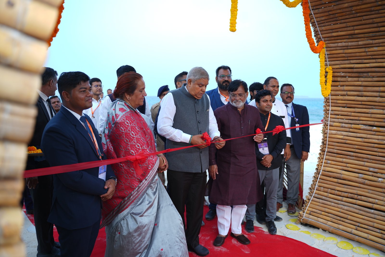 Vice President's Visit at Lakshadweep